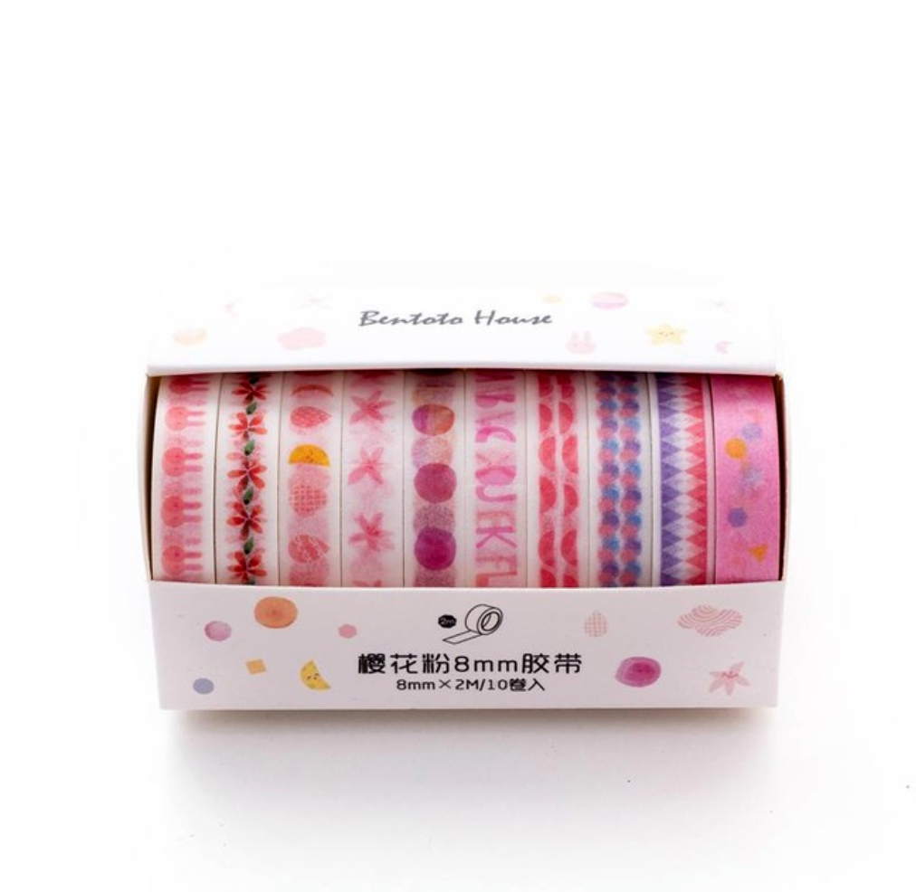 Colorful Day Washi Tape 10-Pack