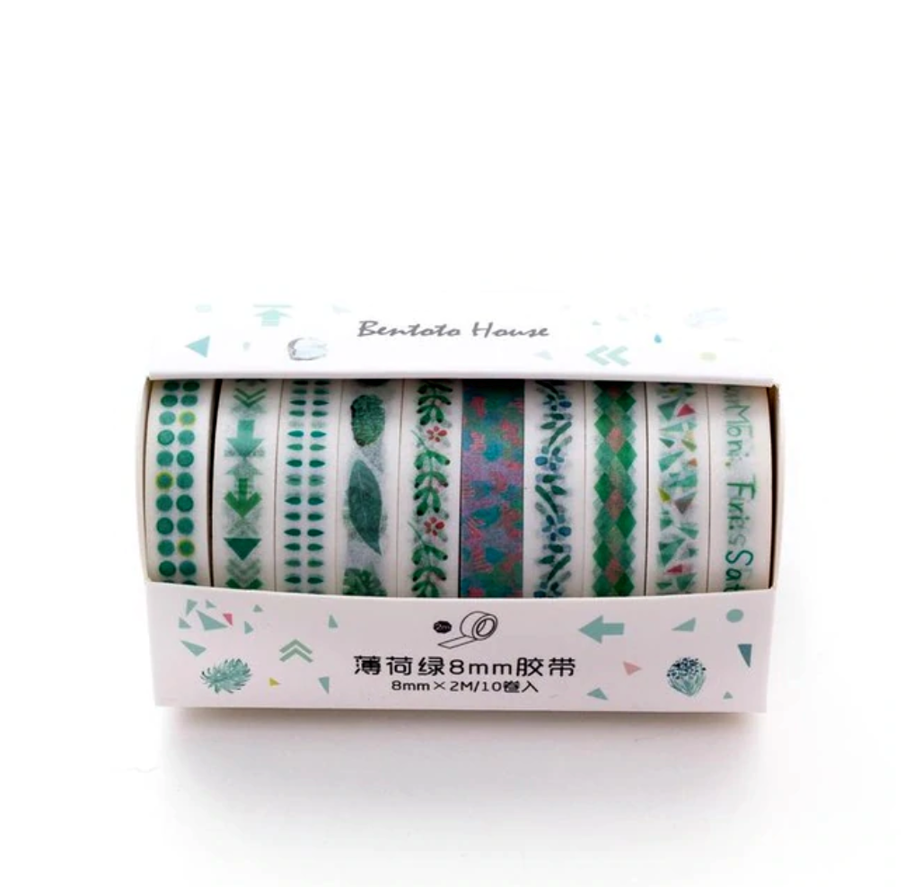 Colorful Day Washi Tape 10-Pack