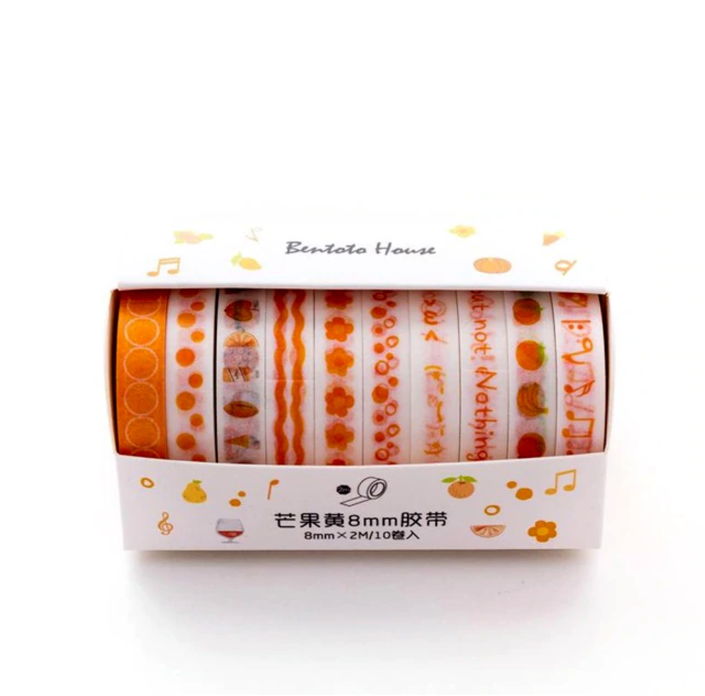 Colorful Day Washi Tape 10-Pack