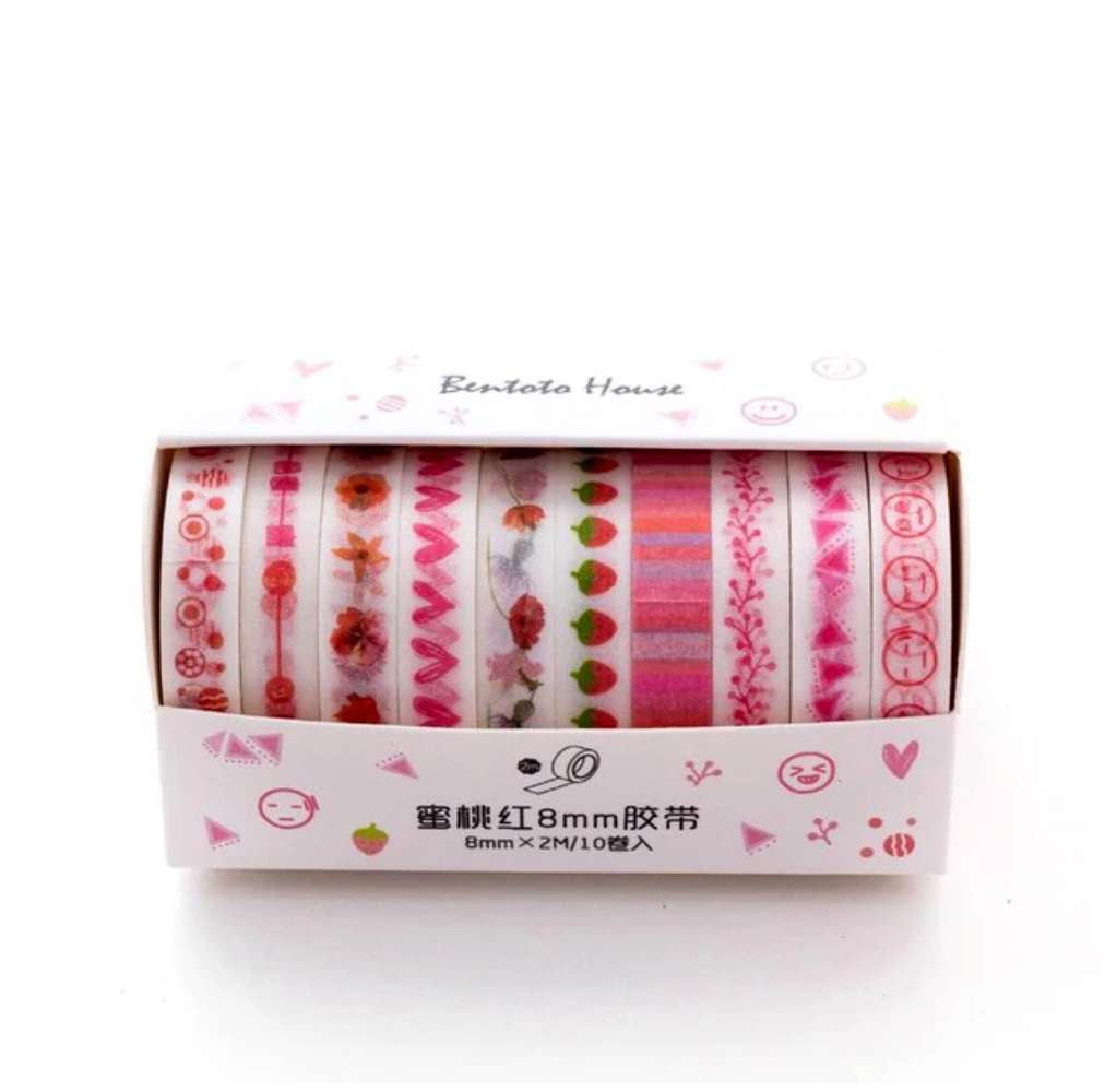 Colorful Day Washi Tape 10-Pack