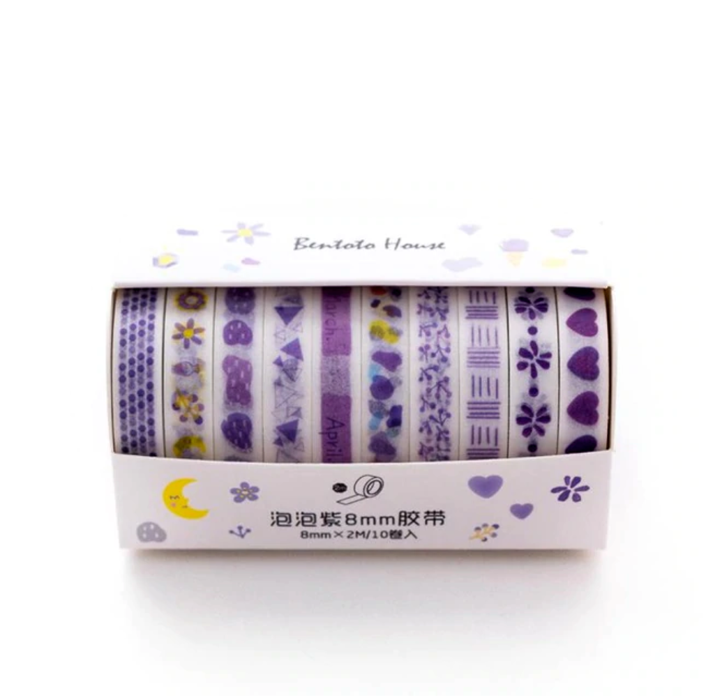 Colorful Day Washi Tape 10-Pack