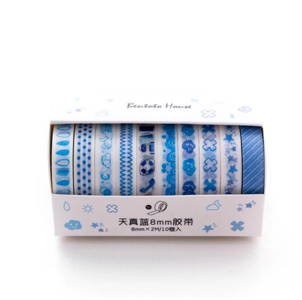 Colorful Day Washi Tape 10-Pack