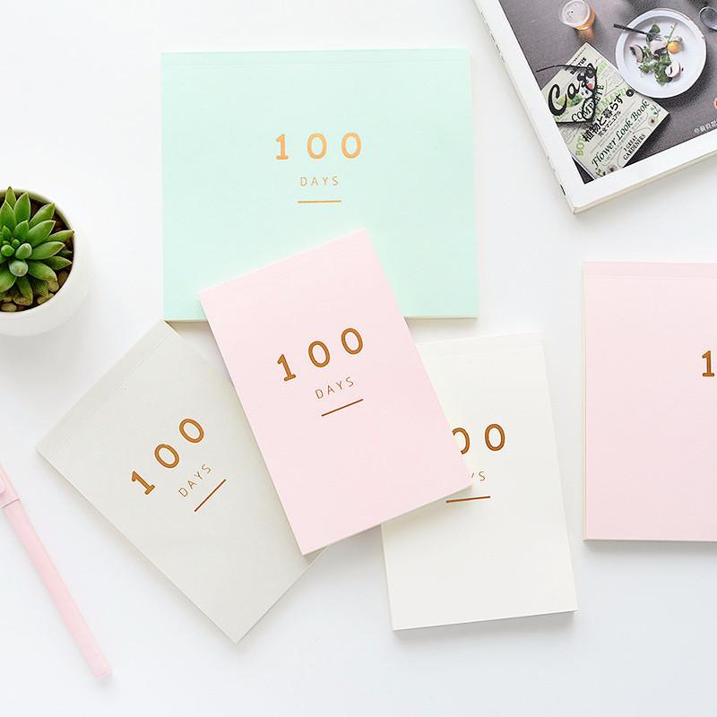 100 Days Planner Notepad