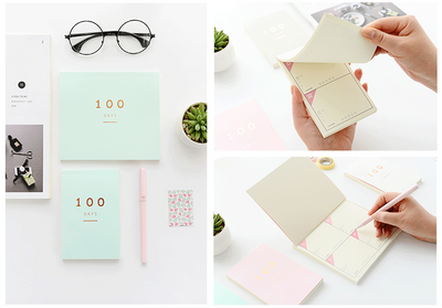 100 Days Planner Notepad