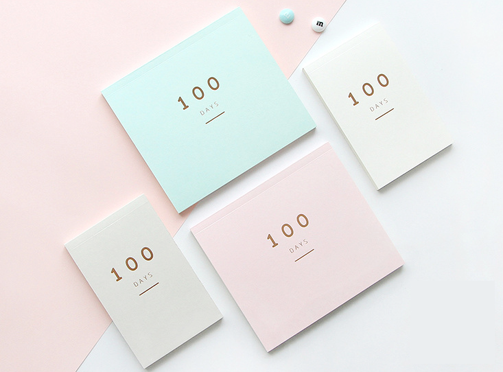 100 Days Planner Notepad