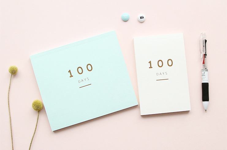 100 Days Planner Notepad