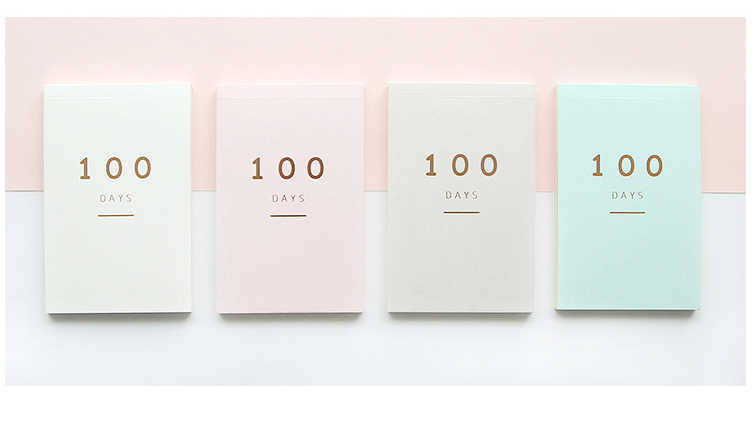 100 Days Planner Notepad