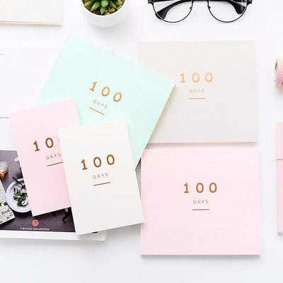100 Days Planner Notepad
