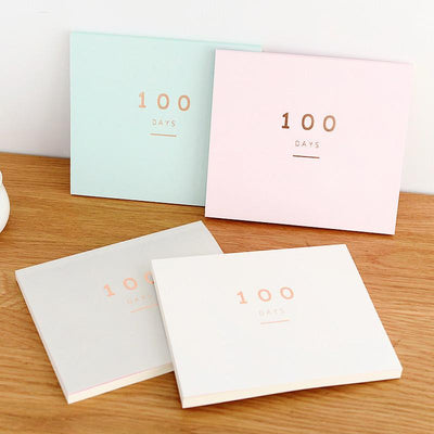 100 Days Planner Notepad