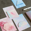 Watercolor & Geometry Sticky Notes