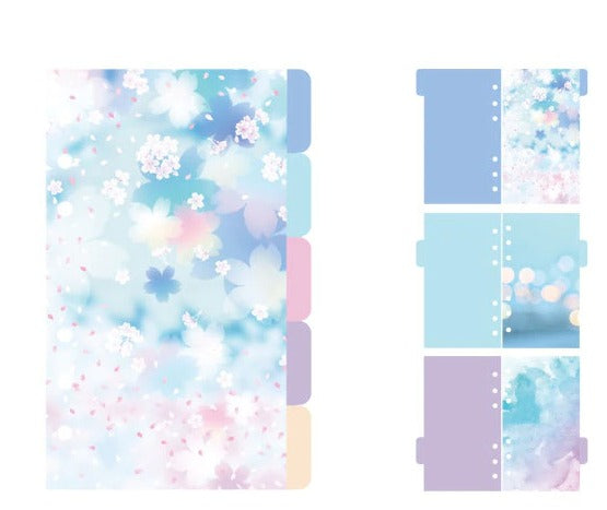 Floral Notebook Dividers