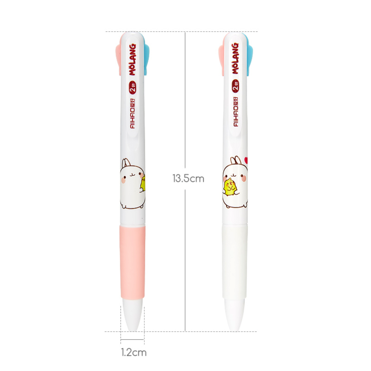 2 in 1 Molang Ballpoint Pen