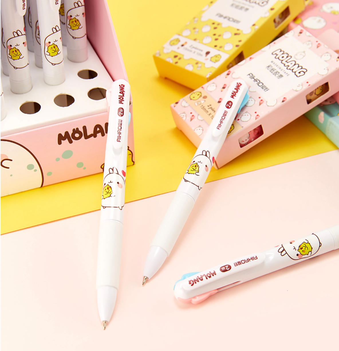 2 in 1 Molang Ballpoint Pen