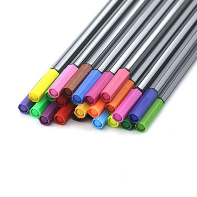 24 Multicolor Fineliner Pen Pack