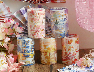 Natsu No Kaze Washi Tapes - Fall - Kawaii Pen Shop - Cutsy World