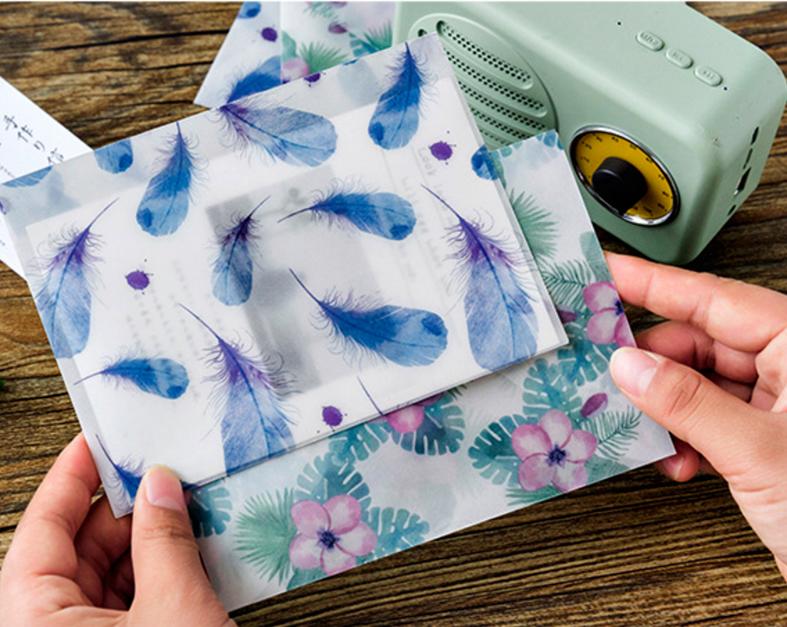 Tropical Summer Paper Envelopes