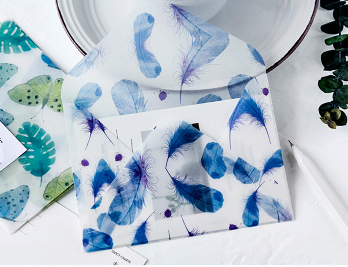 Tropical Summer Paper Envelopes