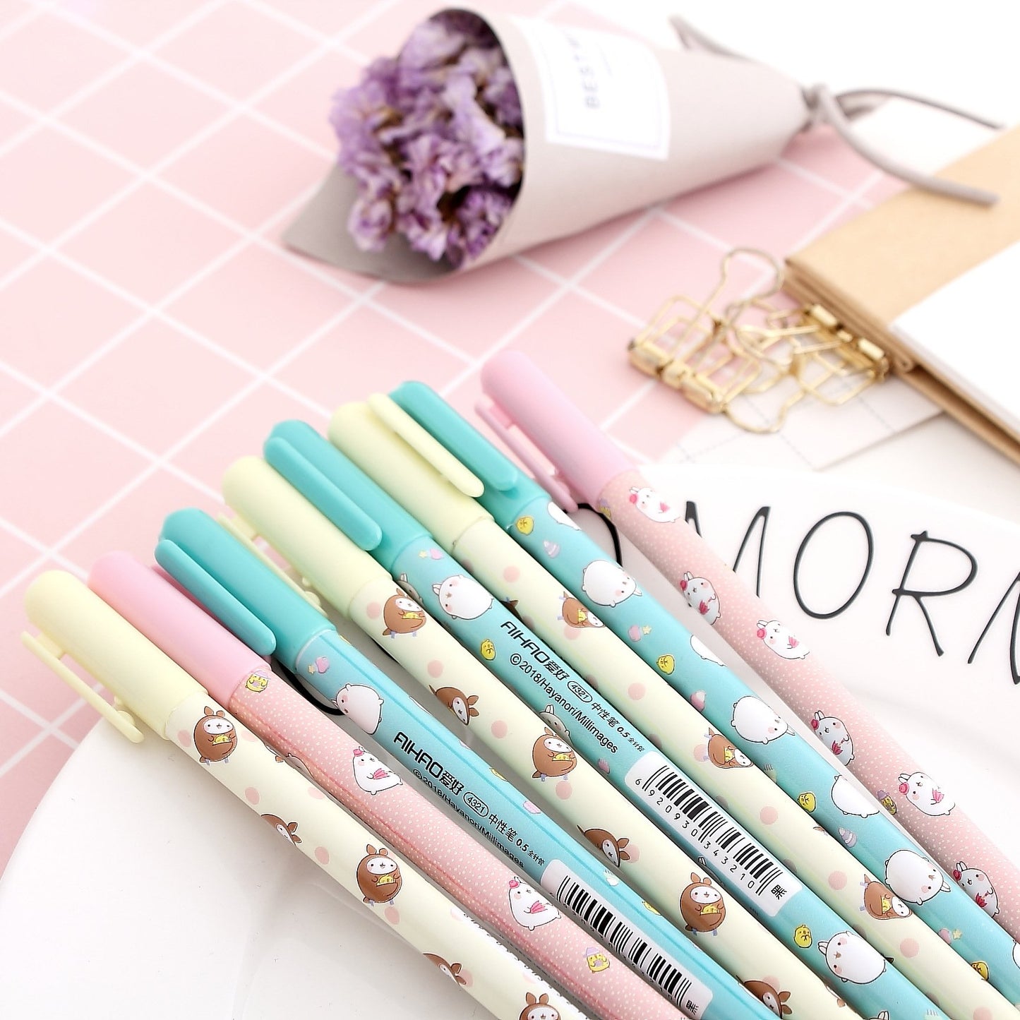 Molang Rabbit Gel Pen