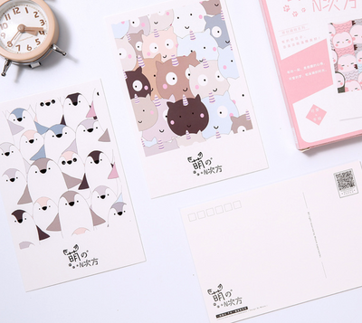 Little Animal Friends Greeting Cards