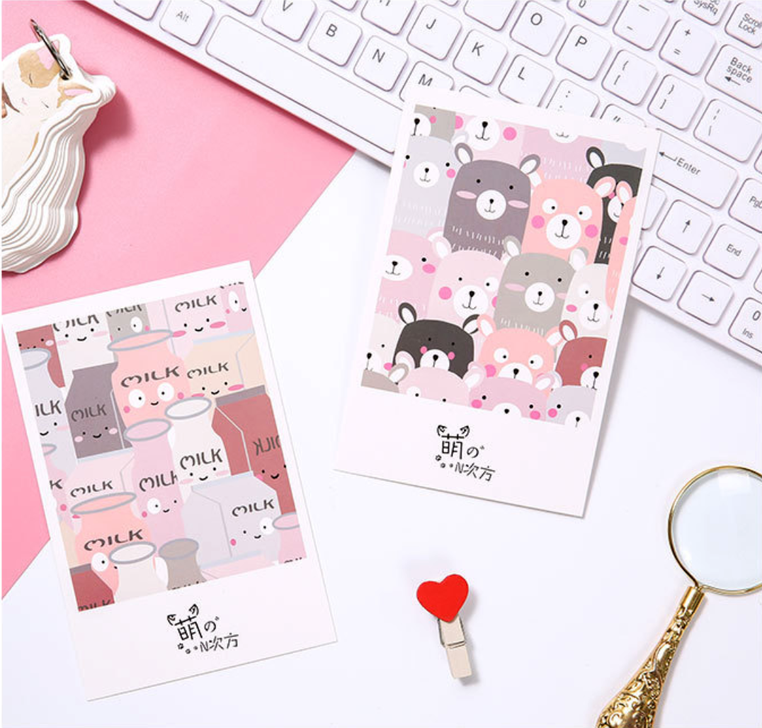 Little Animal Friends Greeting Cards