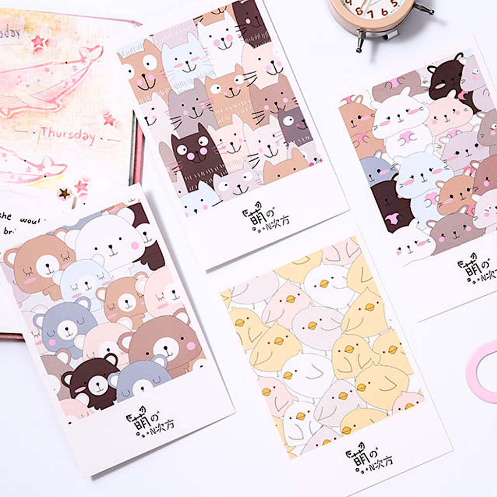 Little Animal Friends Greeting Cards