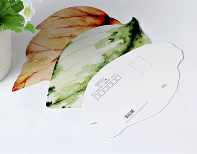 Written on a Leaf Greeting Cards