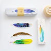 Colorful Feather Paper Bookmarks