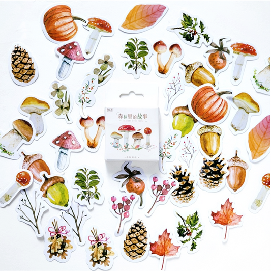 Autumn is Here Paper Stickers