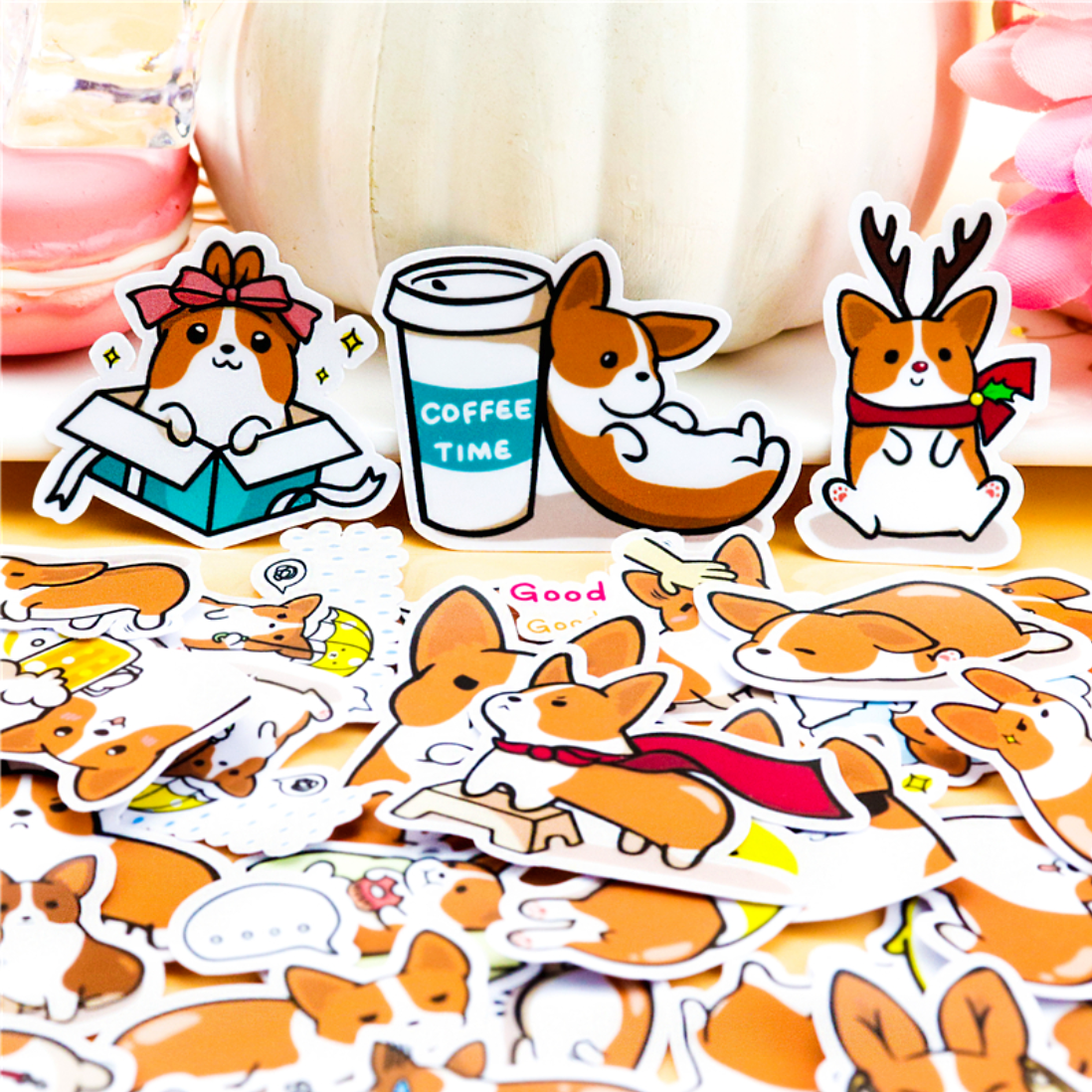 Coco The Corgi Stickers