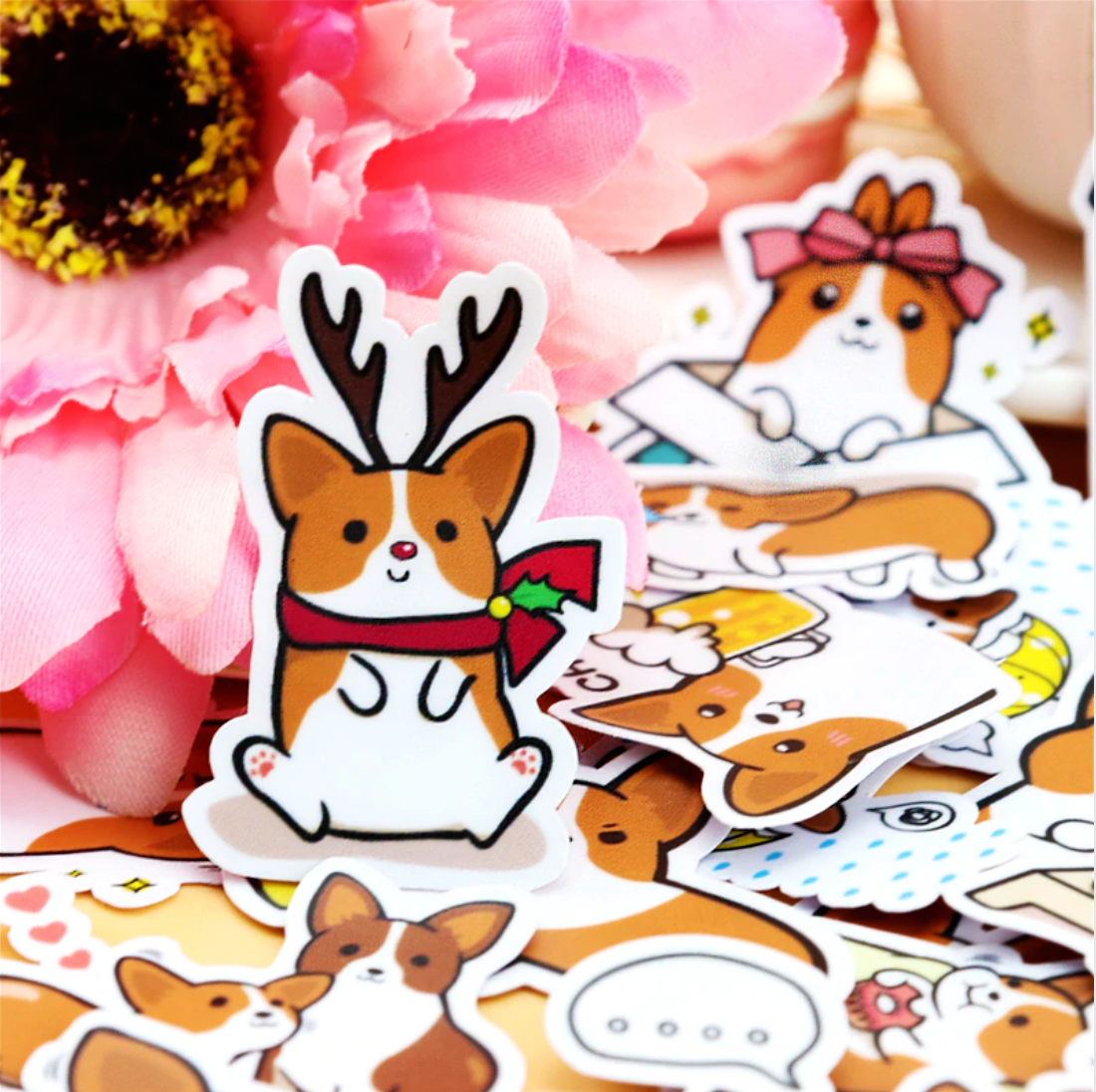 Coco The Corgi Stickers