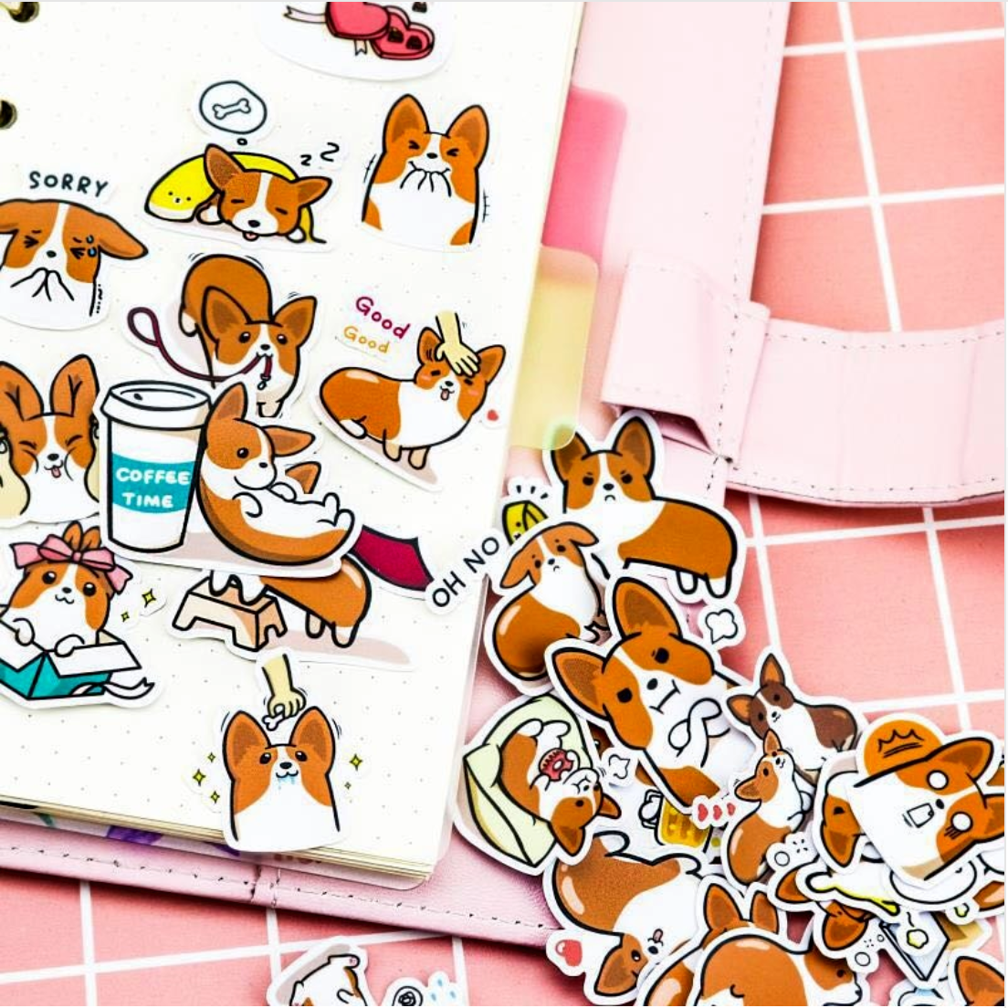 Coco The Corgi Stickers