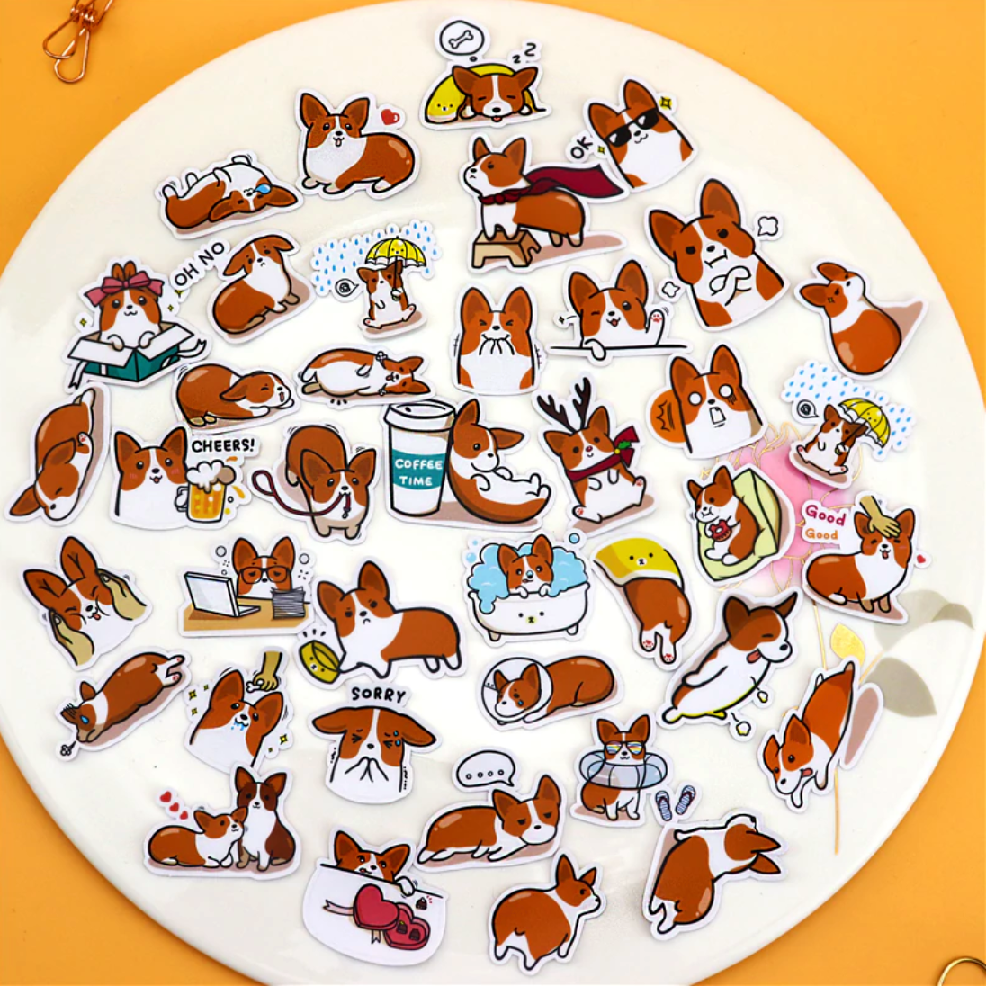 Coco The Corgi Stickers