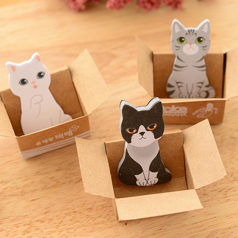 Adhesive Little Kitty Memo Pad