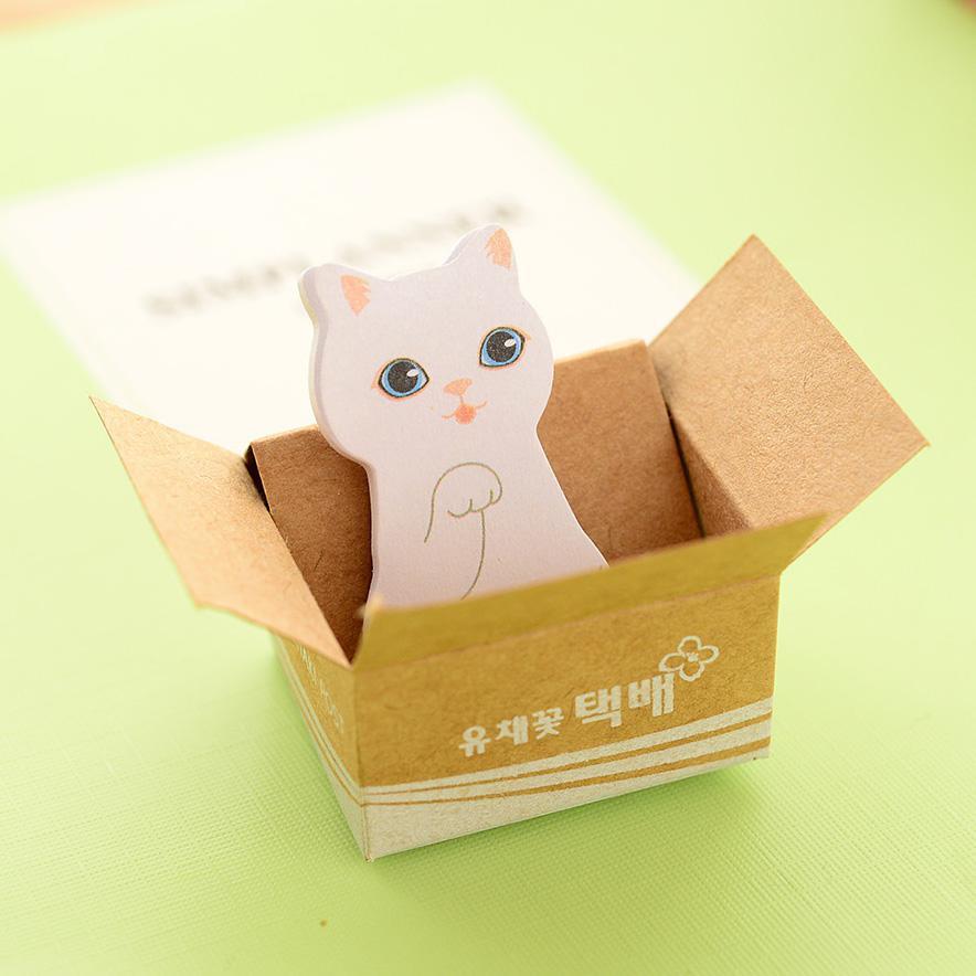 Adhesive Little Kitty Memo Pad