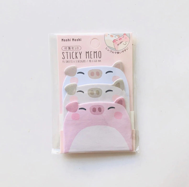 Kawaii Animal Sticky Notes