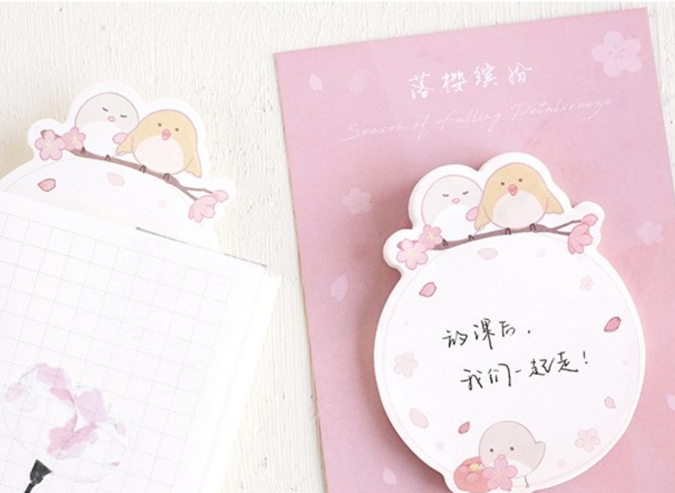 Spring Blossom Sticky Notes