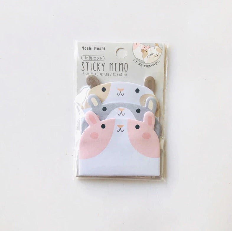 Kawaii Animal Sticky Notes