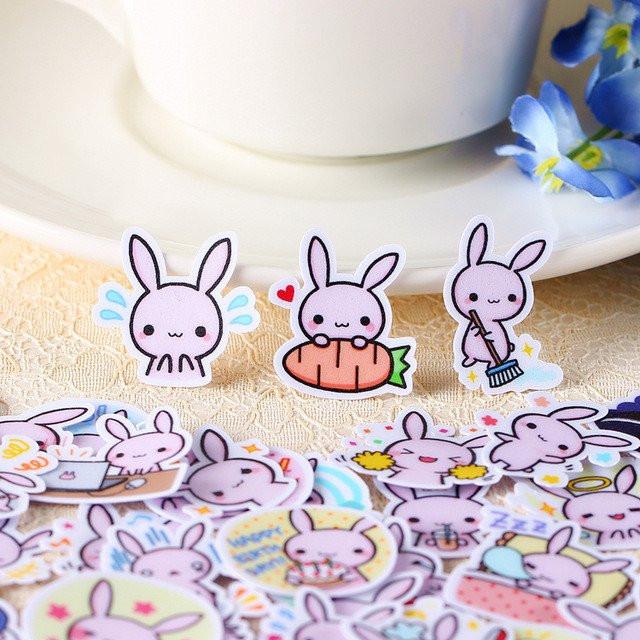 Kawaii Japanese Rabbit Stickers