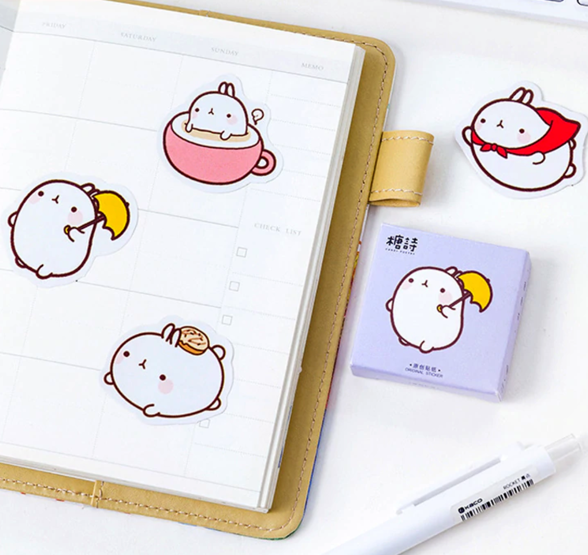 Molang Paper Stickers