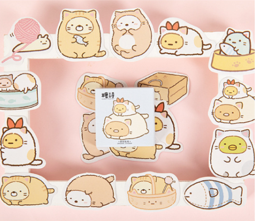 36 pcs/lot Kawaii Sumikko Gurashi Stickers Diary Scrapbooking Label Sticker  Kawaii stationery gift School Supplies