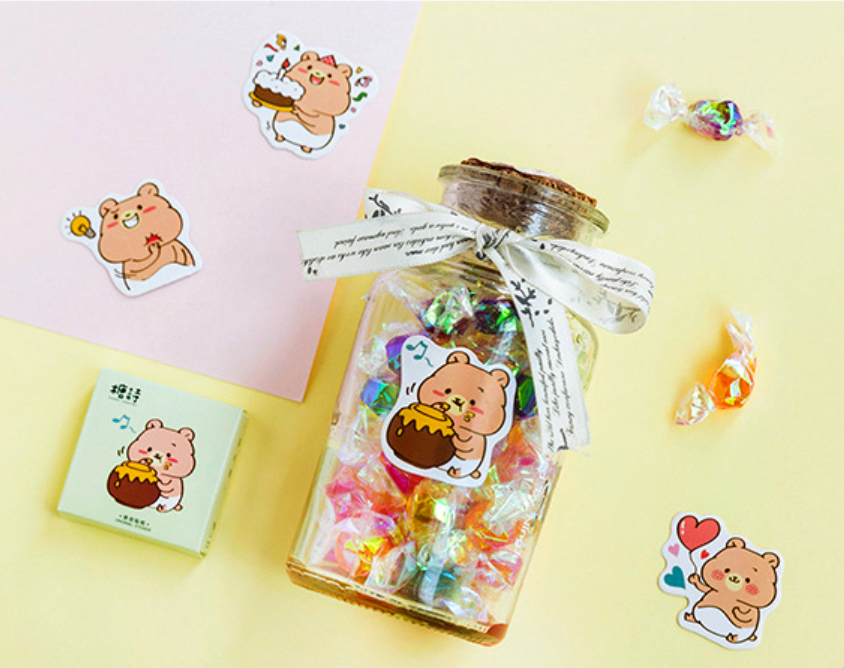 Teddy Paper Stickers