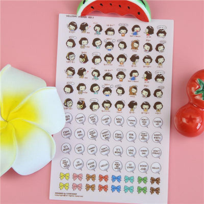 Life of Aiko Stickers Set