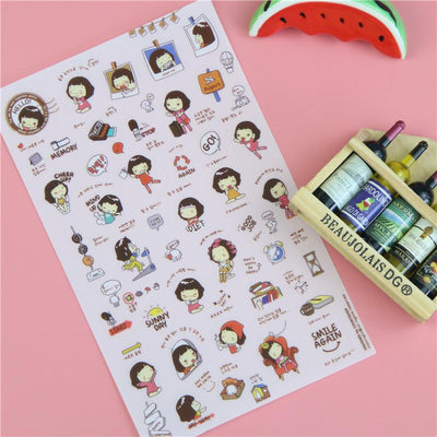 Life of Aiko Stickers Set