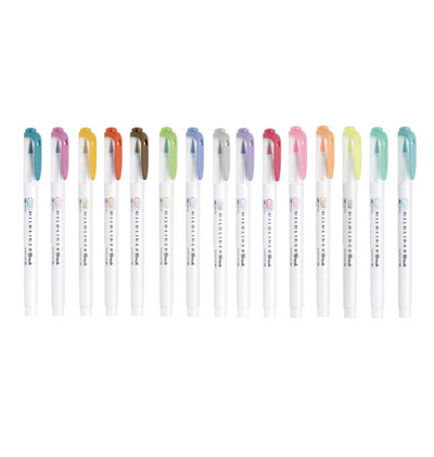 Mildliner Brush Pen Set - Cool Colors