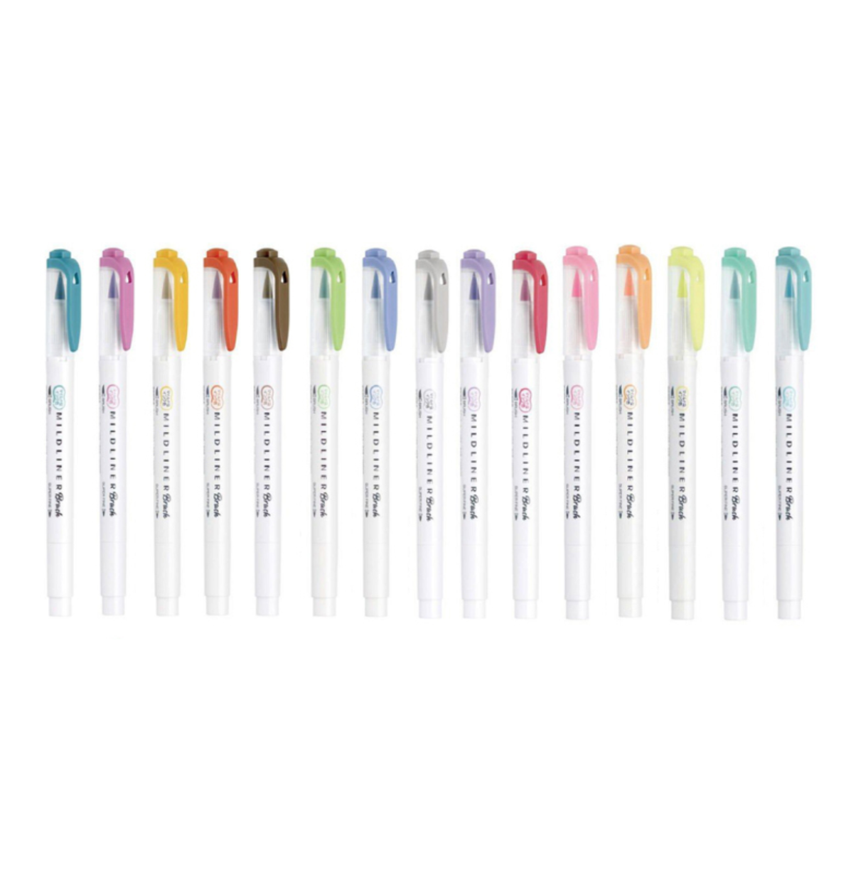 Mildliner Brush Pen Set - Pastel Colors – Original Kawaii Pen