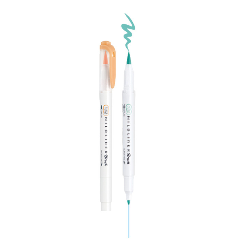 Mildliner Brush Pen Set - Warm Colors