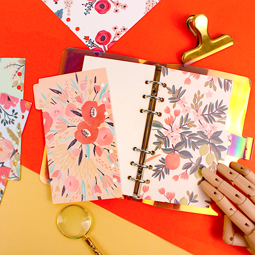 Tropical Notebook Dividers