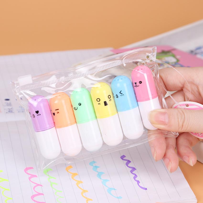 Vitamin Pill Highlighter Set