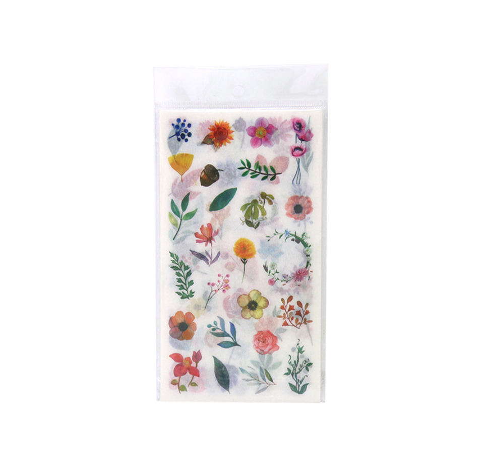 Watercolor Floral Stickers 2 Sticker for Sale by CassiSelby