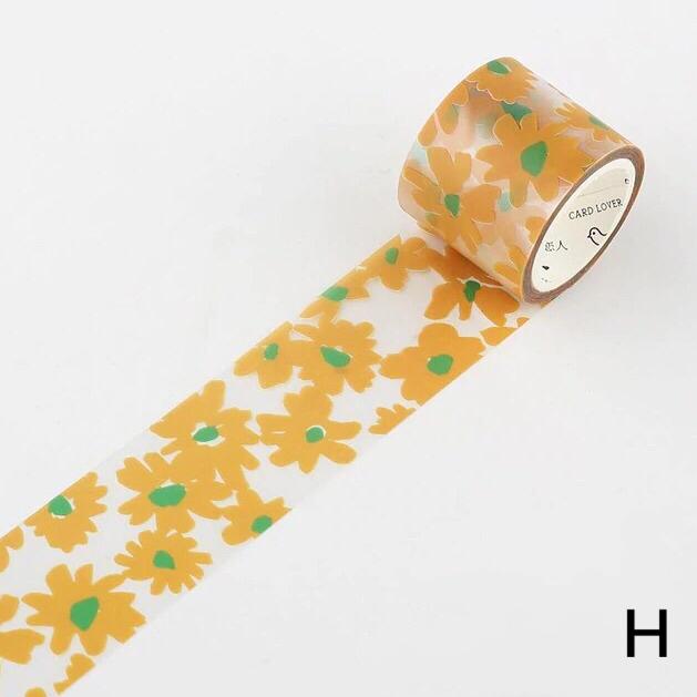 Flower Plant Series Washi Tape